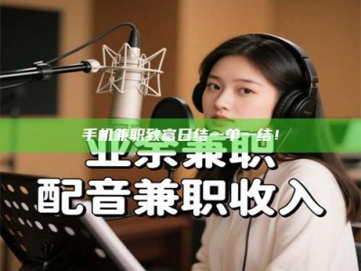 北海手机兼职致富日结一单一结！